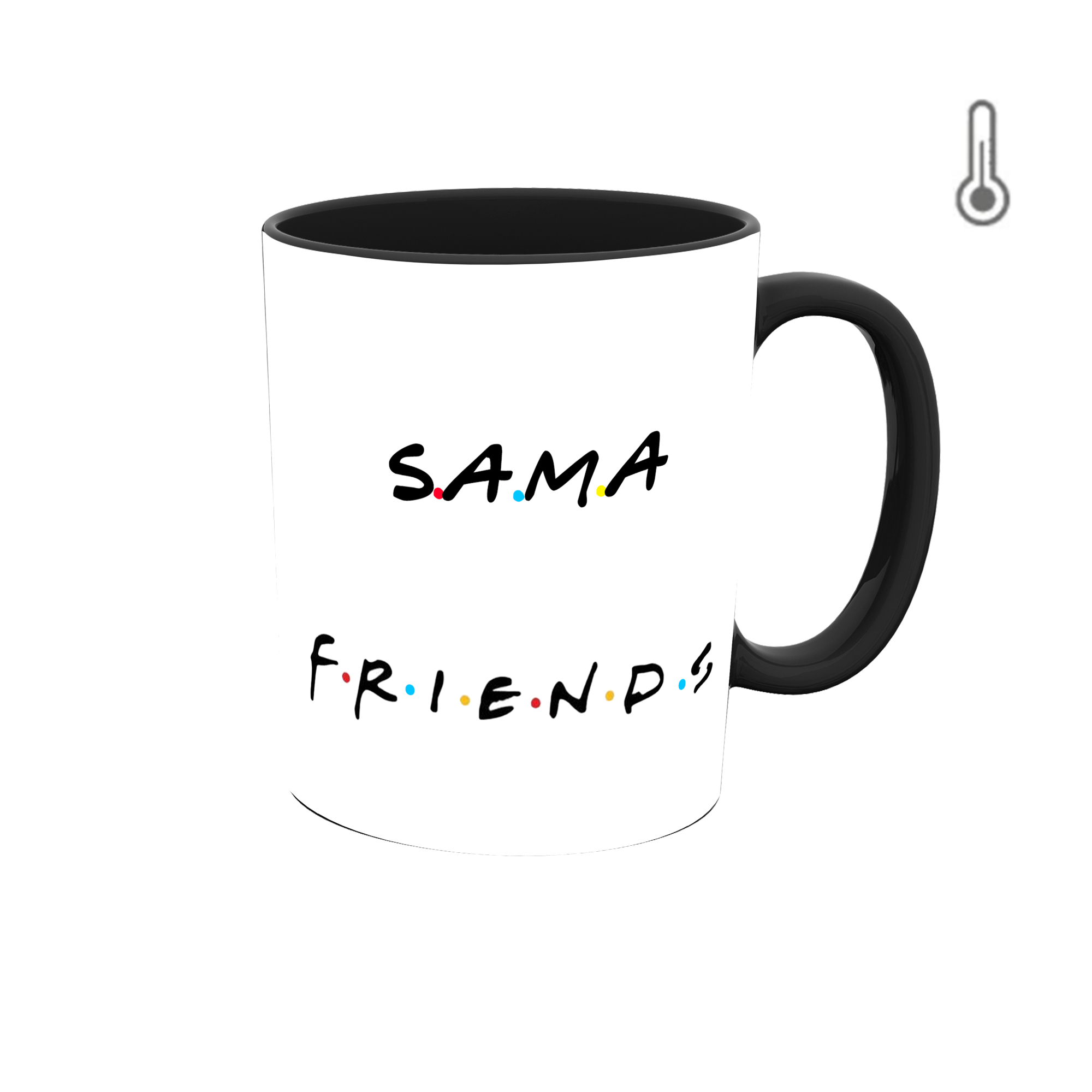 ماگ حرارتی طرح اسم سما مدل Friends