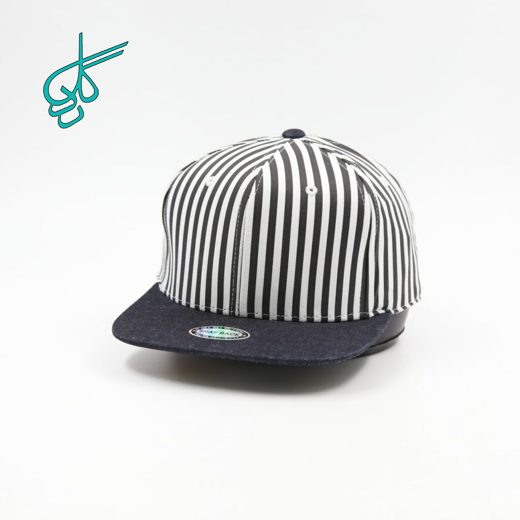 خرید کلاه نقابدار بیسبالی کتان اسنپ بک بیسیک راه راه کد 2816071 - ردگل