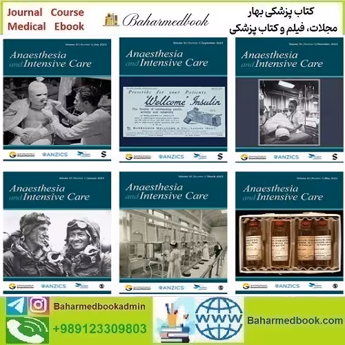 Anaesthesia &amp; Intensive Care 2025 Full Archives TRUE PDF at 15€ - کتاب پزشکی بهار