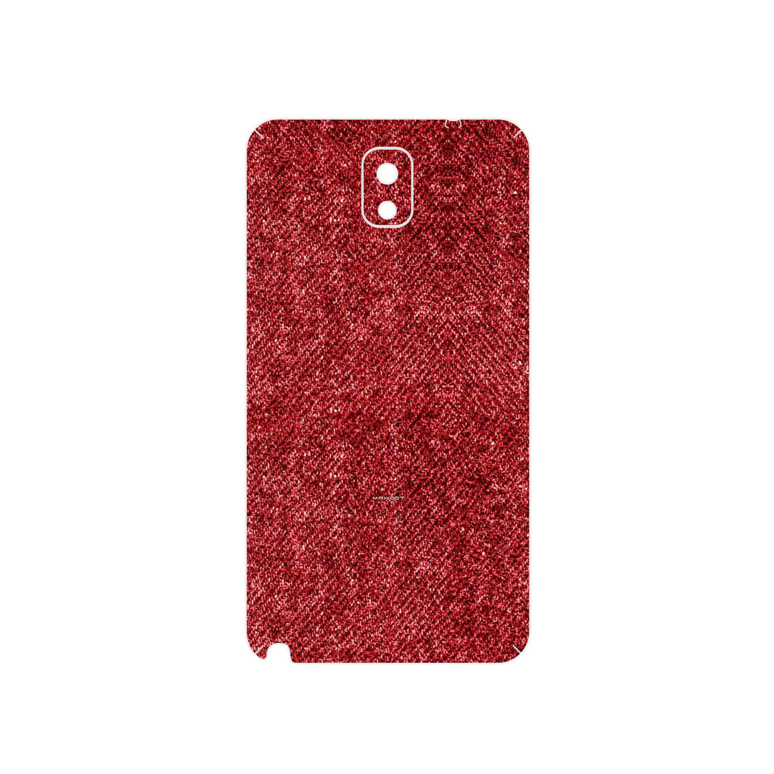 برچسب پوششی ماهوت مدل Fabric Texture 4 مناسب برای گوشی موبایل سامسونگ Galaxy Note 3