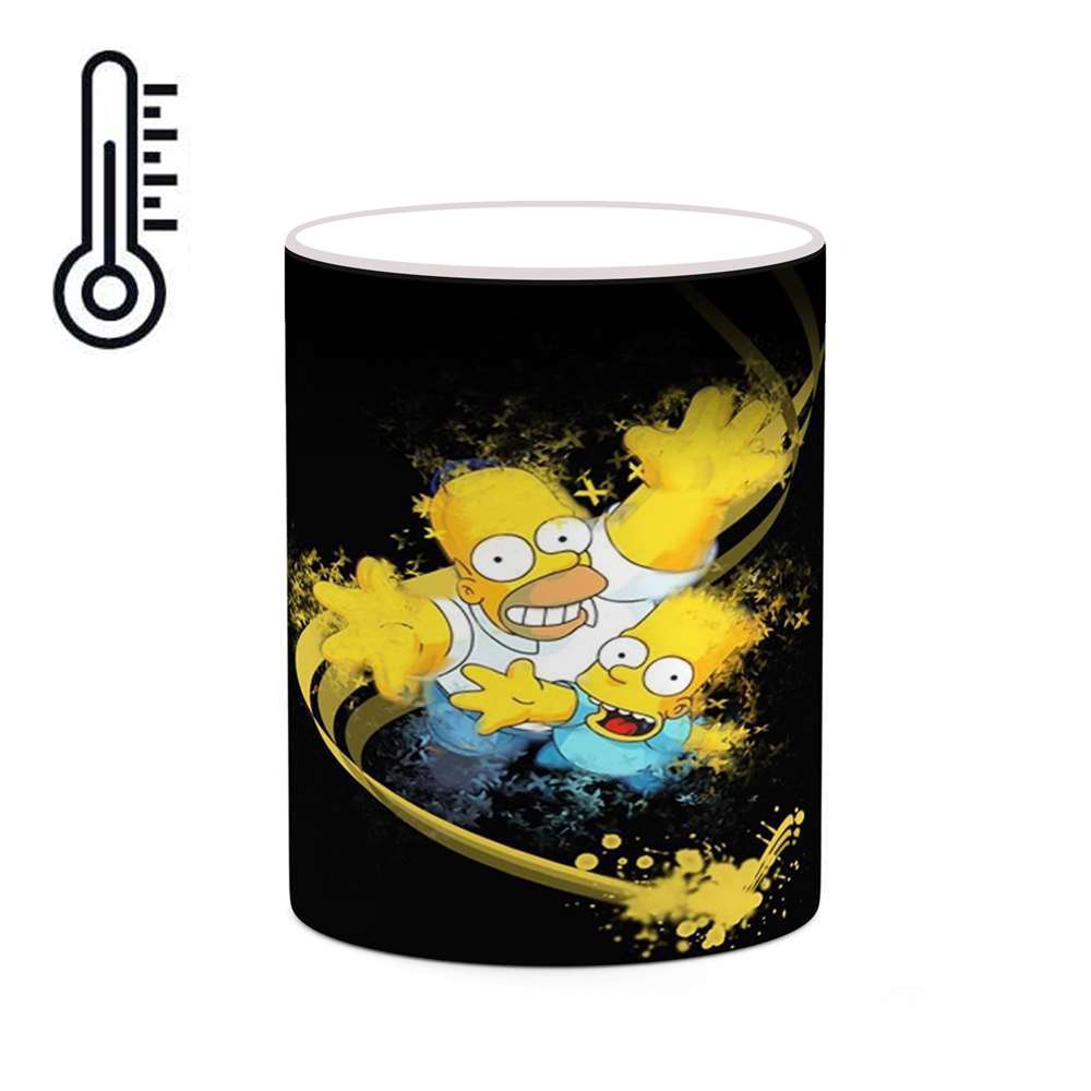 ماگ حرارتی کاکتی طرح کارتون سیمپسون مدل mgh23694