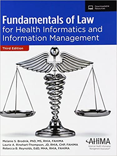 خرید و دانلود کتاب Fundamentals of Law for Health Informatics and Information Management (3rd Edition)