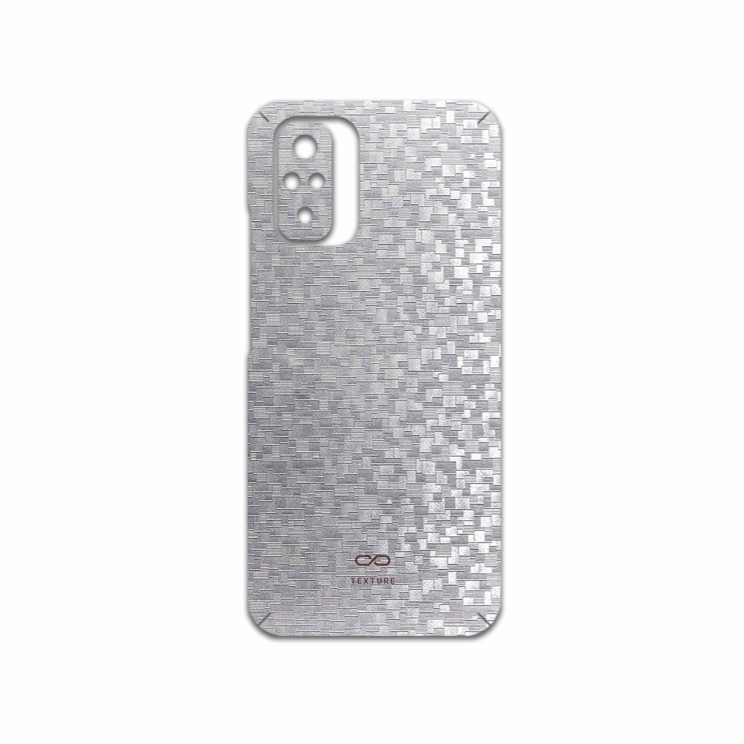 برچسب پوششی ماهوت مدل Silver-Silicon مناسب برای گوشی موبایل شیائومی Redmi Note 10s