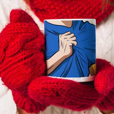 ماگ طرح استقلال مدل امیررضا