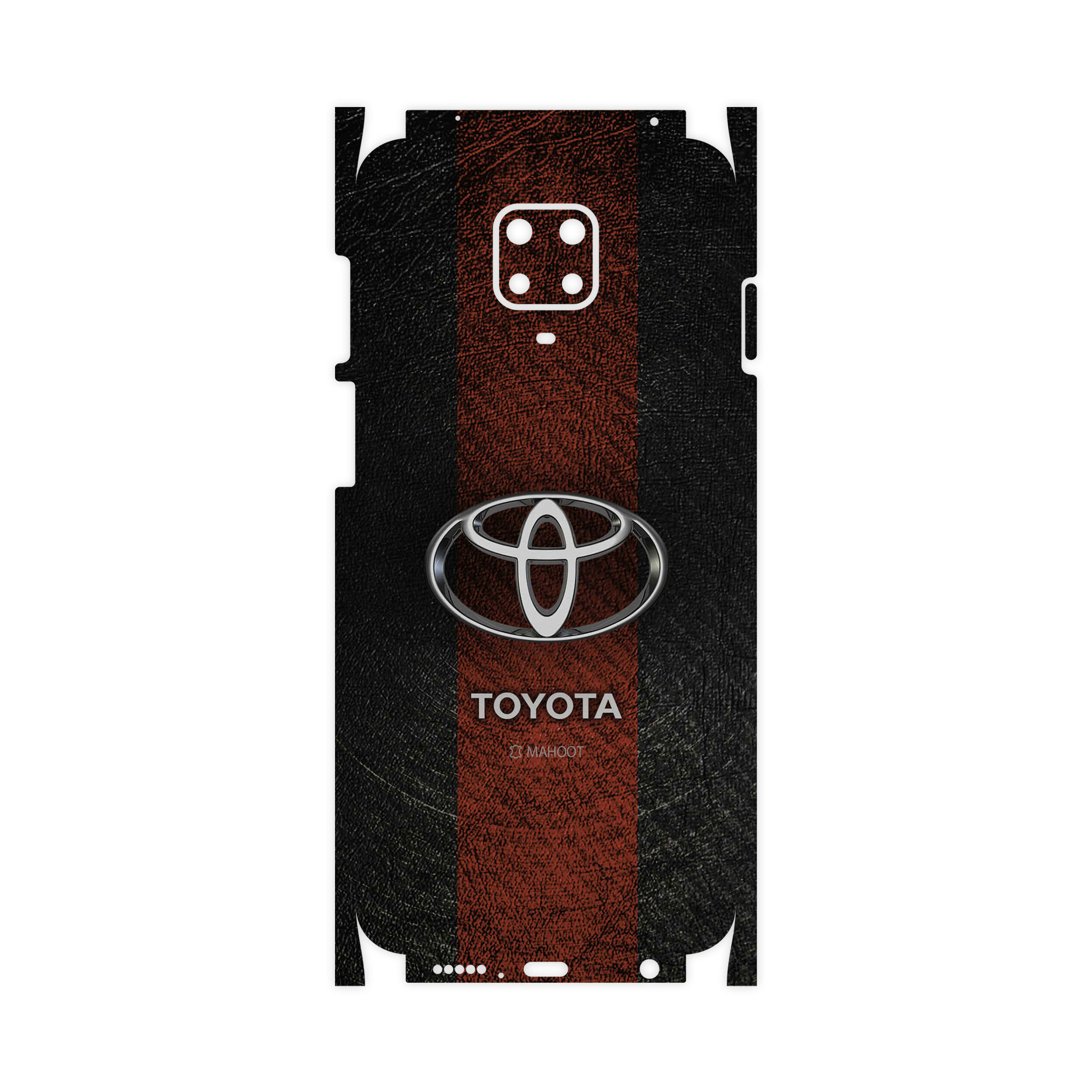 برچسب پوششی ماهوت مدل TOYOTA-FullSkin مناسب برای گوشی موبایل شیائومی Redmi Note 9 Pro