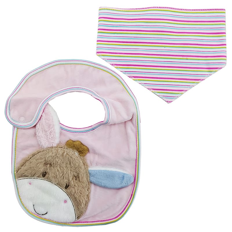 پیش بند مخمل دستمال دار زرافه