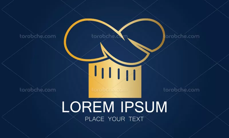 وکتور لوگو سر آشپز با کیفیت | گرافیک با طعم تربچه