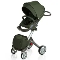 کالسکه کریر دوکس ب ب مدل استاک با اداپتور نصب داکس ب ب استاک مشکی     Douxbebe  stokke  black&black