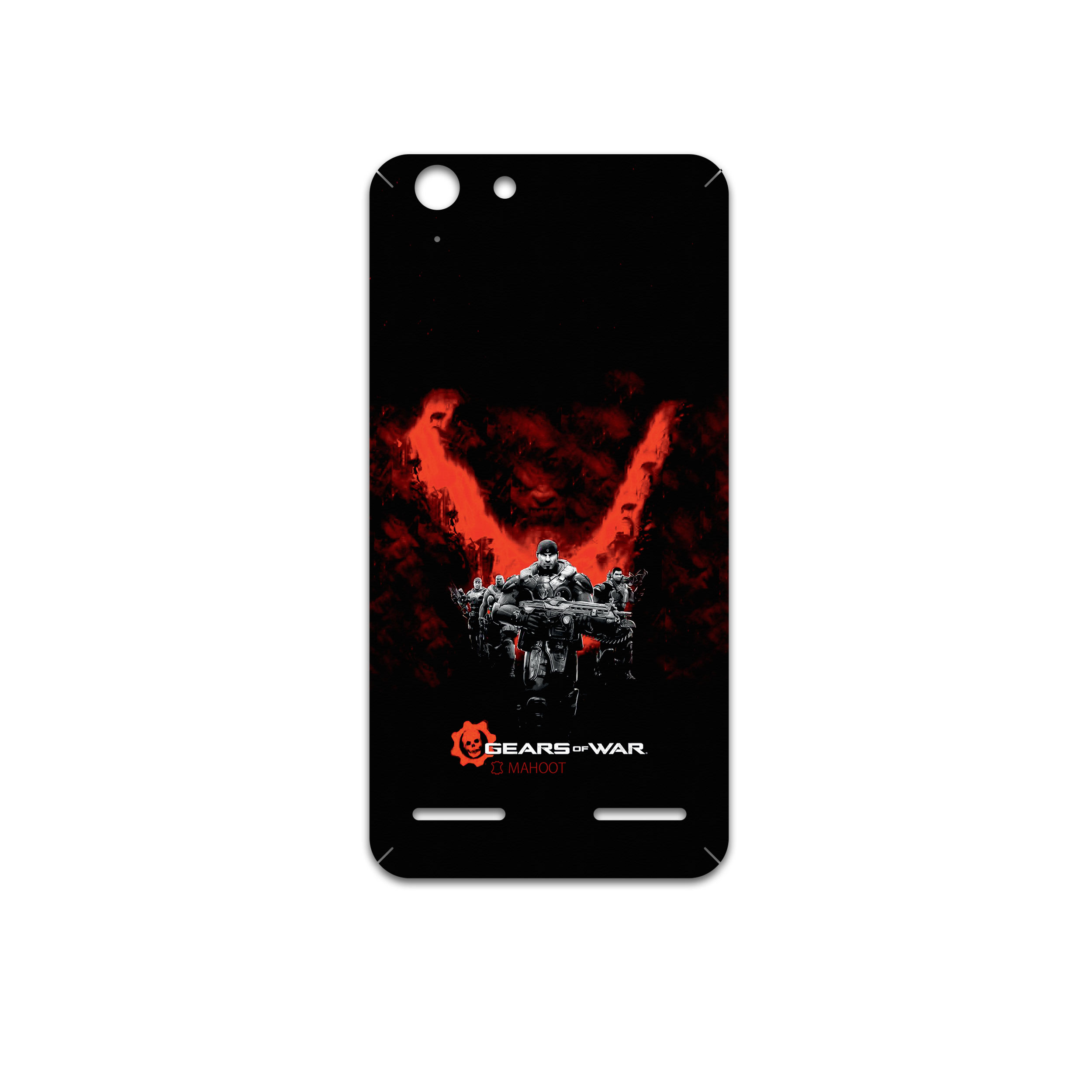 برچسب پوششی ماهوت مدل GEARS-OF-WAR-Game مناسب برای گوشی موبایل لنوو Vibe K5 Plus