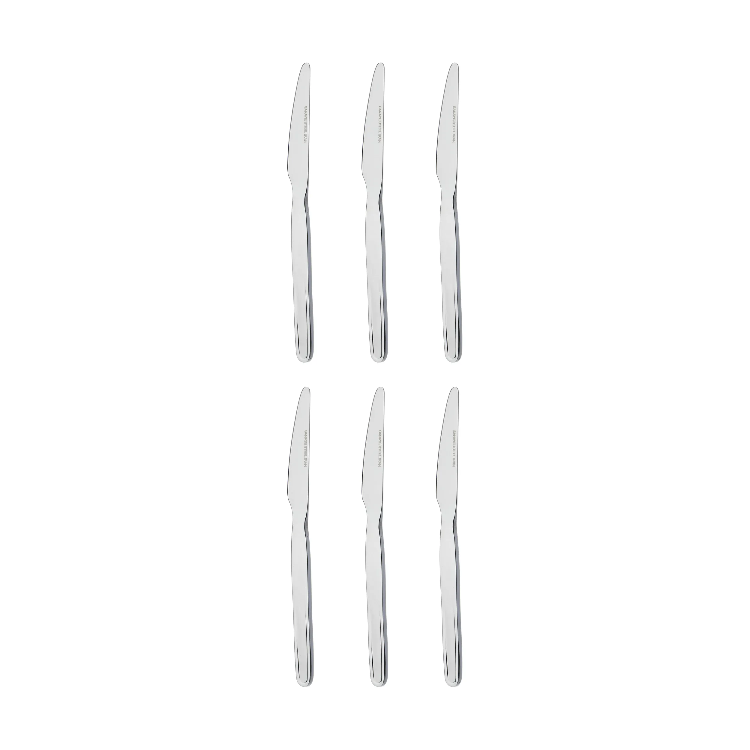 کارد میوه خوری  صنایع استیل ایران مدل viola بسته 6 عددی