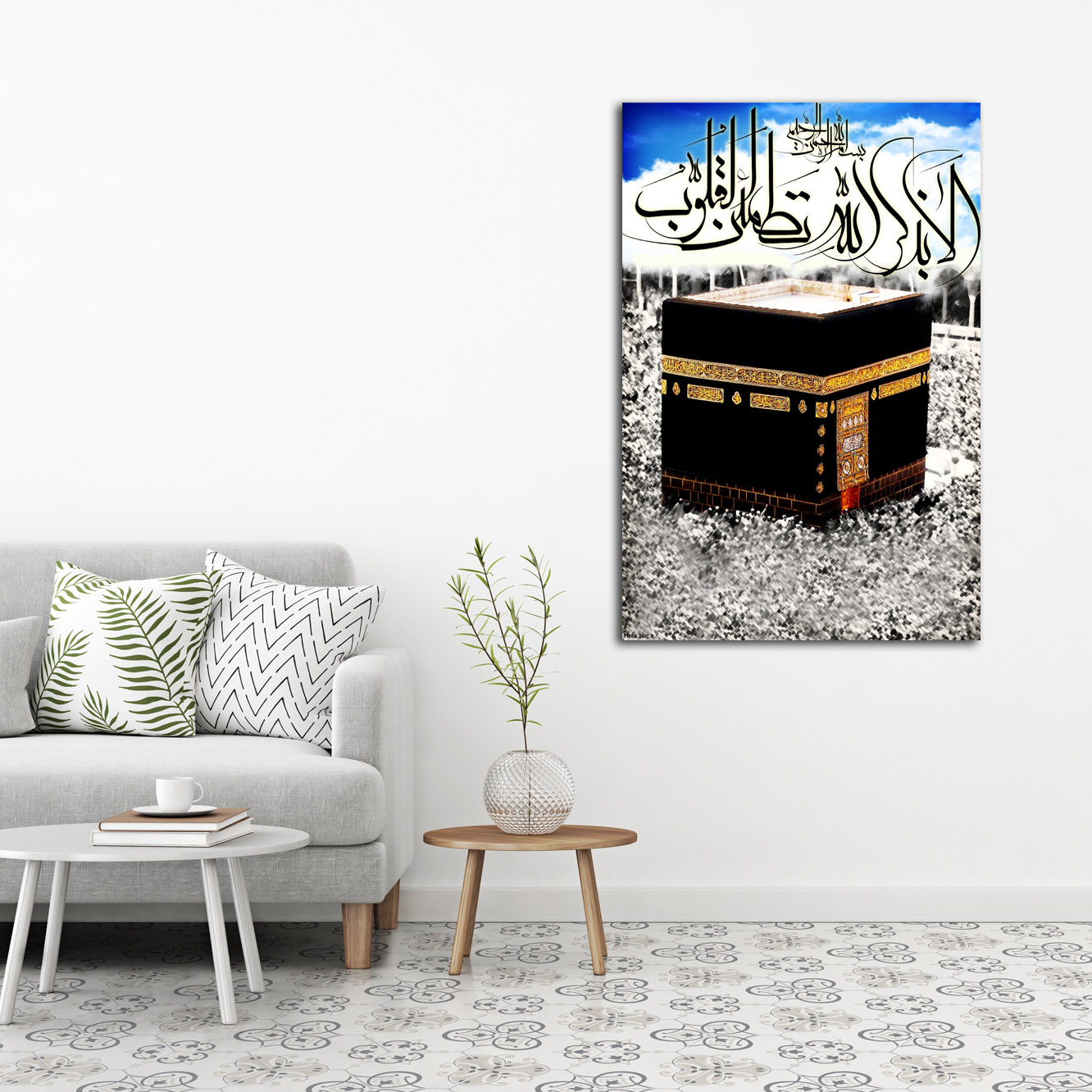 تابلو شاسی مدل الا بذکر الله تطمئن القلوب کد 4