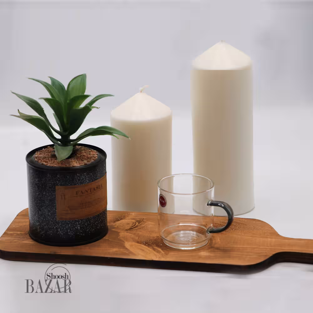 لیوان پیرکس بی وی کی دسته دودی کد 326121 (2عددی)
