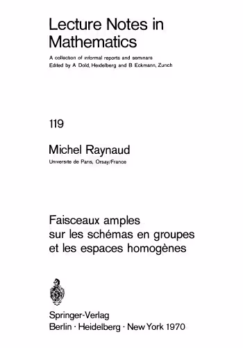 خرید و دانلود نسخه کامل کتاب Faisceaux amples sur les schemas en groupes et les espaces homogenes