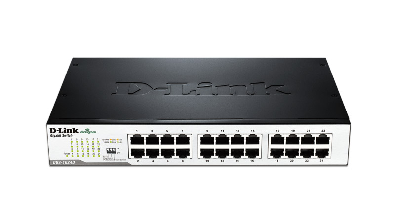 D-LINK DGS-1024D 24-Port Gigabit Unmanaged Desktop Switch - تکنو لینک 148