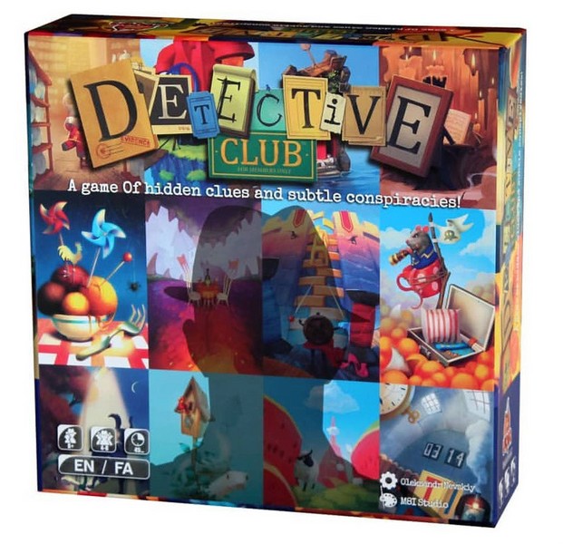 بازی فکری DETECTIVE CLUB کلوب (باشگاه کارآگاهان) - کتاب‌فروشی کوچه کتاب