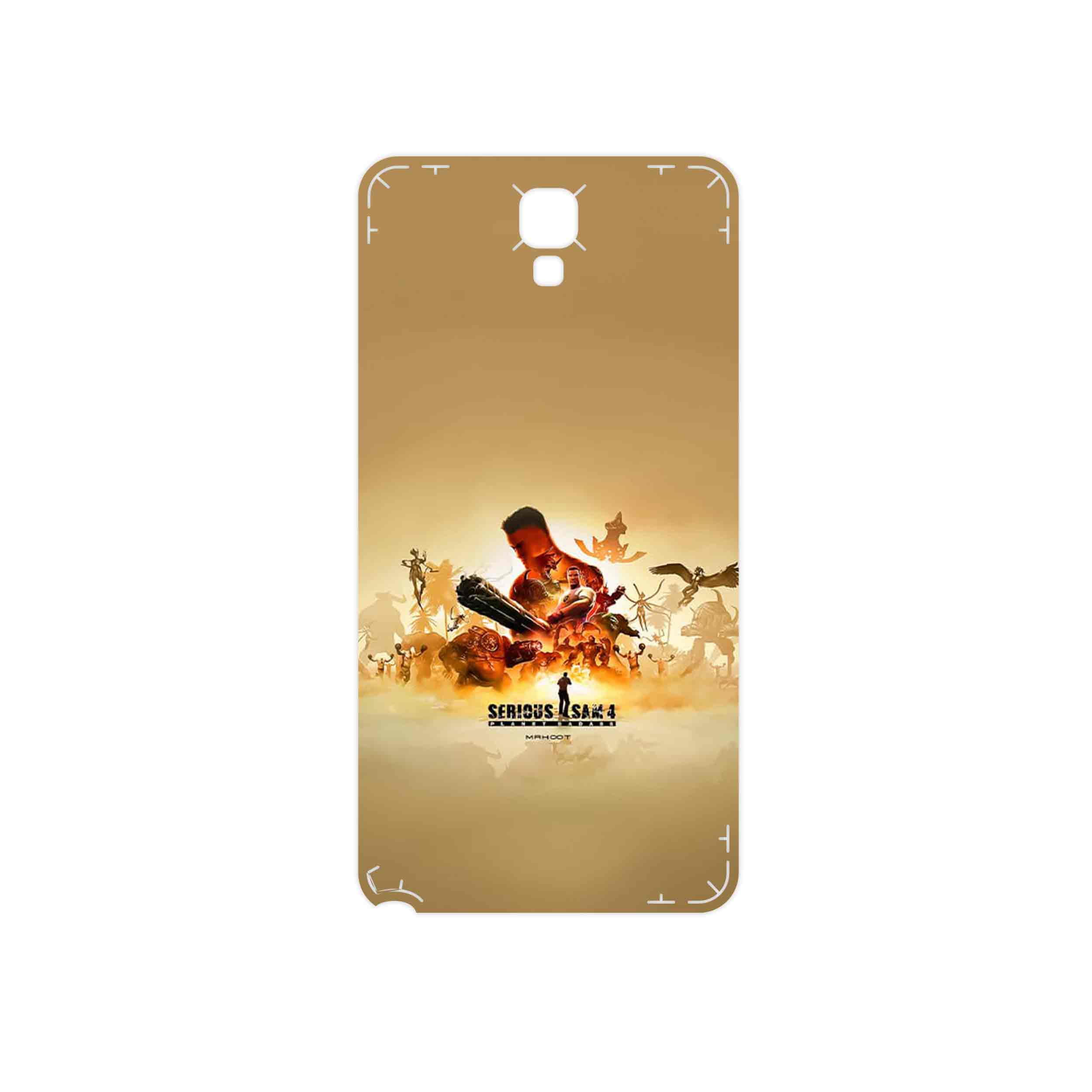 برچسب پوششی ماهوت مدل Serious Sam Game Series مناسب برای گوشی موبایل سامسونگ Galaxy Note 3 Neo