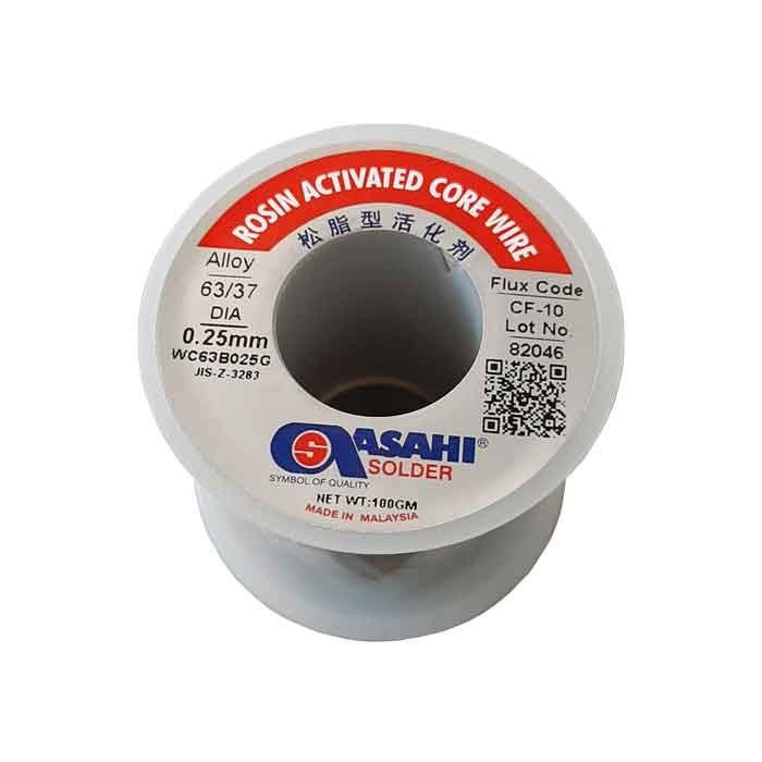 سیم لحیم آساهی 0.8 میلی متر 100 گرم