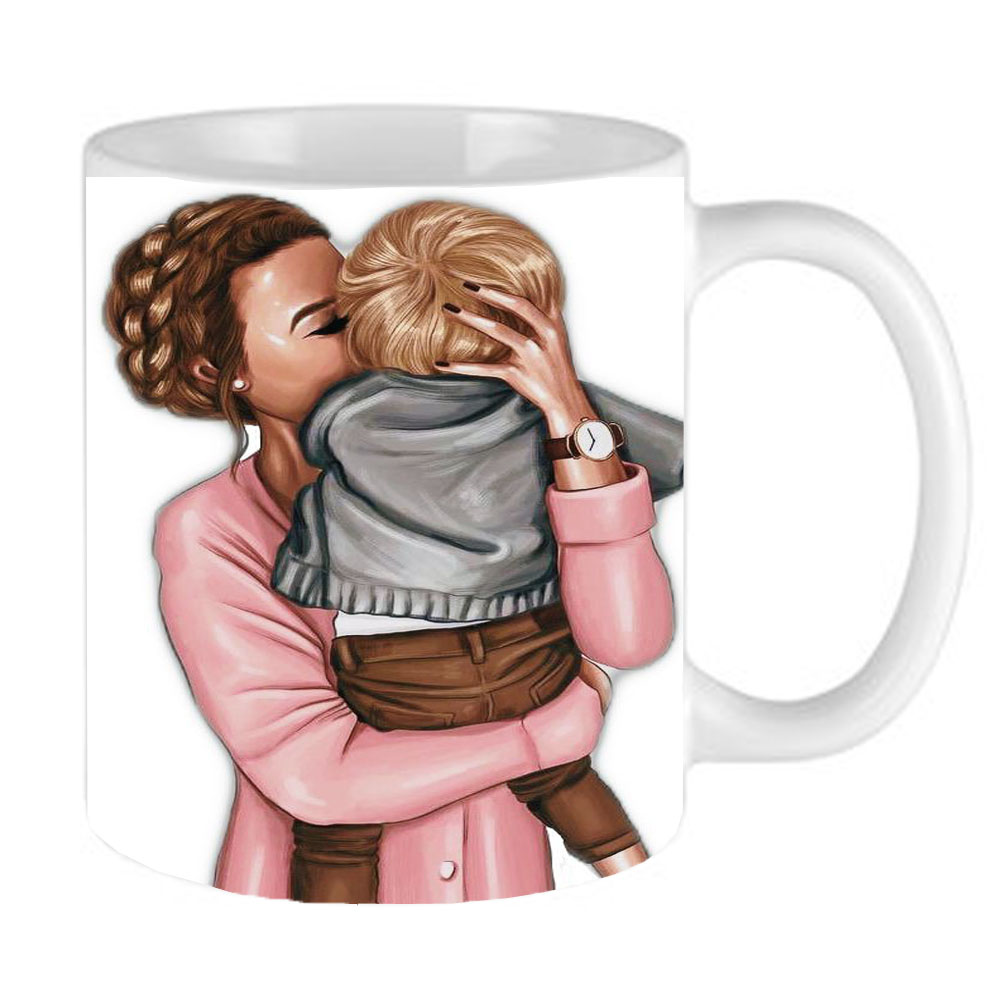 ماگ مدل عاشقانه مادر و کودک