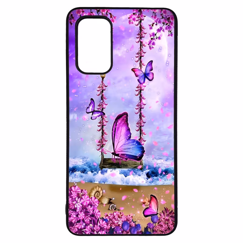 کاور طرح پروانه کد G-028 مناسب برای گوشی موبایل سامسونگ Galaxy A32 4G | دیجی قاب دونی
