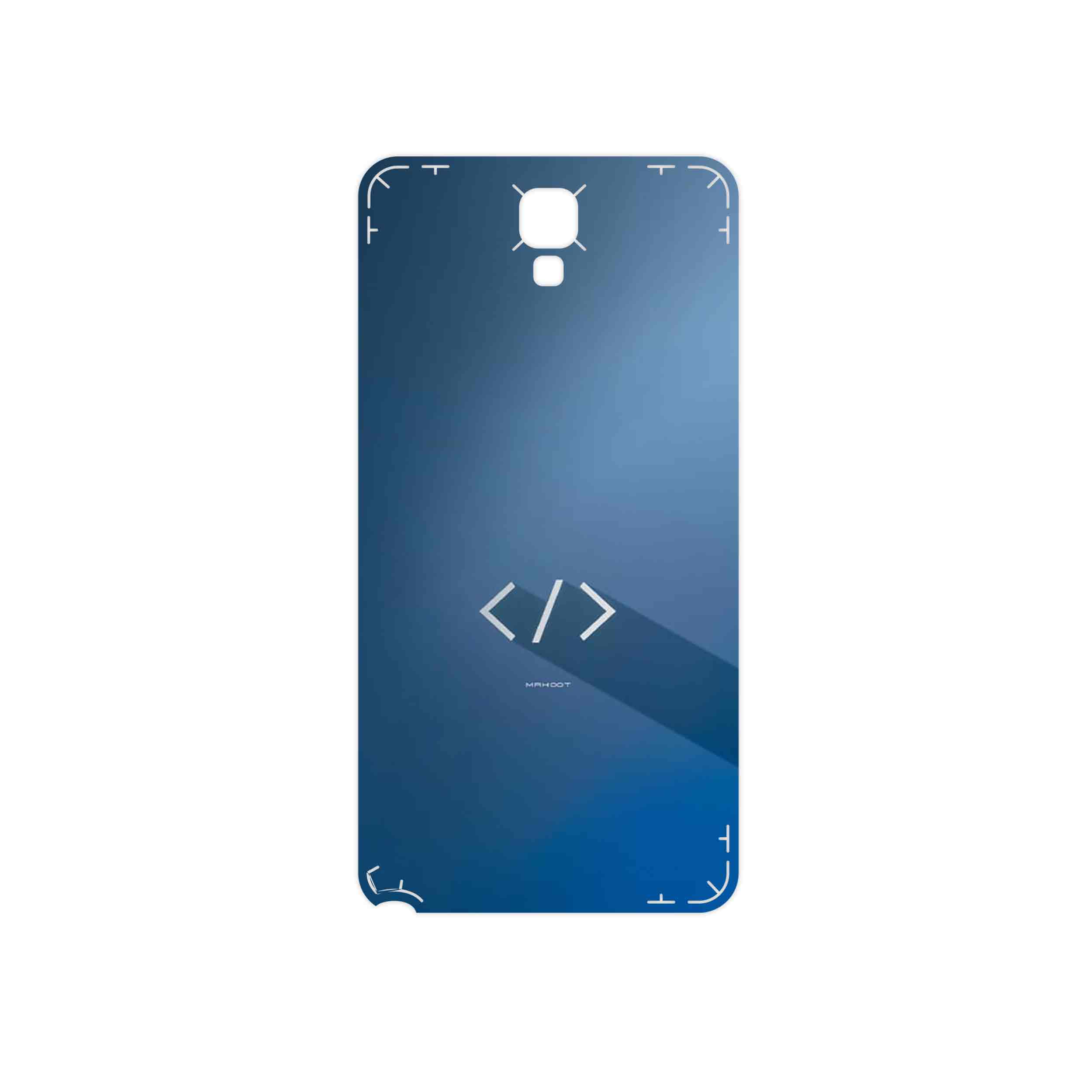 برچسب پوششی ماهوت مدل Minimal Coding icon مناسب برای گوشی موبایل سامسونگ Galaxy Note 3 Neo