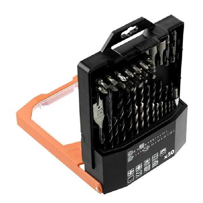 مجموعه 50 عددی سری پیچ گوشتی و مته آاگ مدل 430411-B