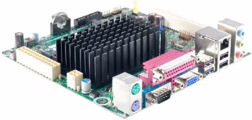 مینی مادربرد Intel D525 همراه با 4 گیگ رم DDR3 و پنل (2G*2)