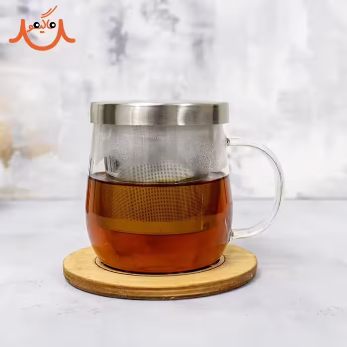 لیوان دمنوش درب استیل تپل