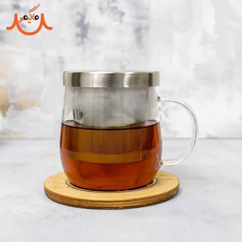 لیوان دمنوش درب استیل تپل