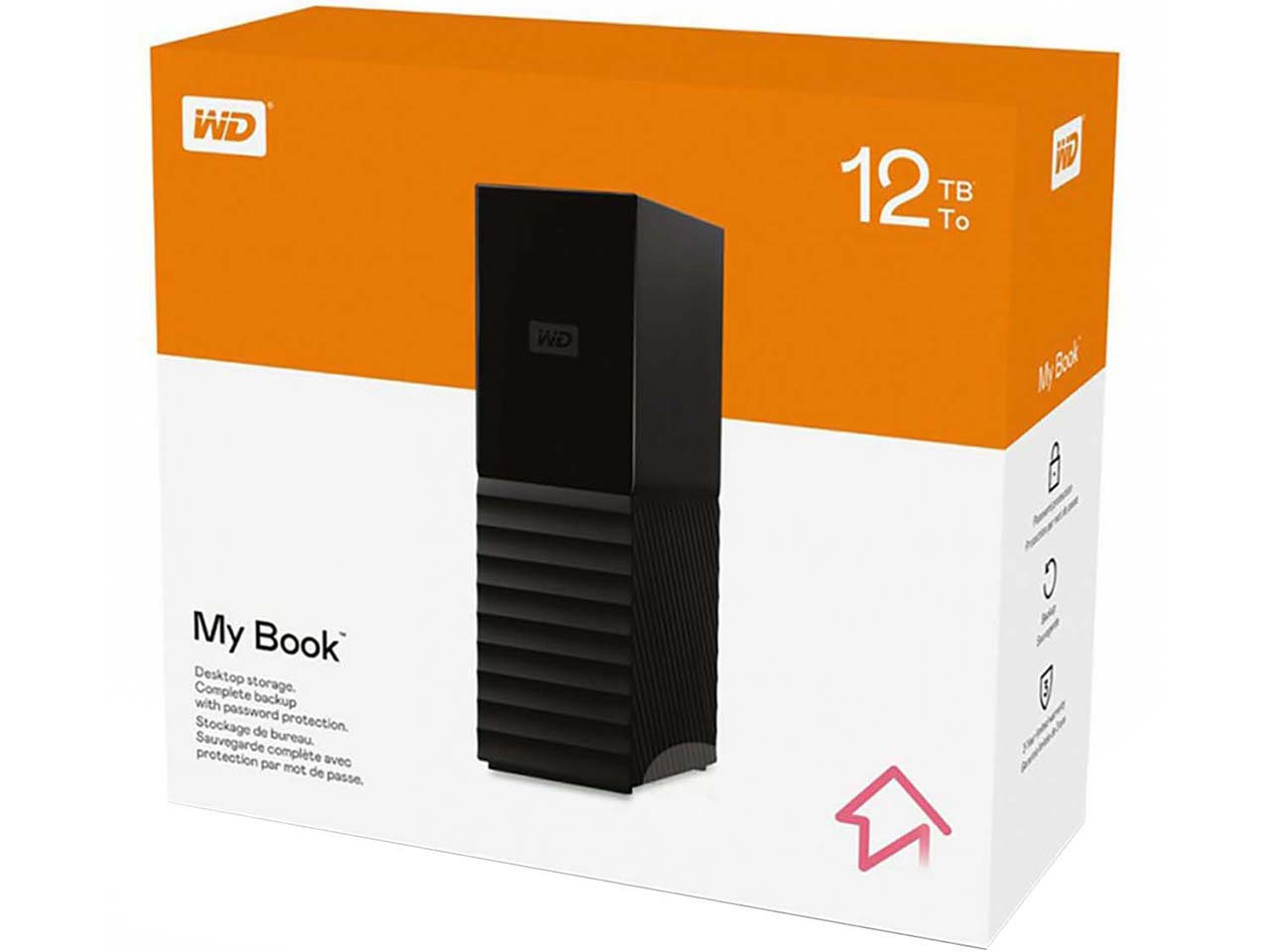 هارد اکسترنال وسترن دیجیتال مدل Western Digital My Book ظرفیت 12 ترابایت - دوسو آی تی