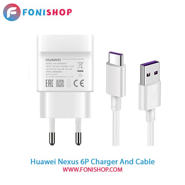 کابل و شارژر فست شارژ اصلی هوآوی Huawei Nexus 6P