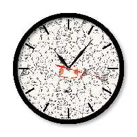 ساعت دیواری راویتا طرح گربه کد 1317