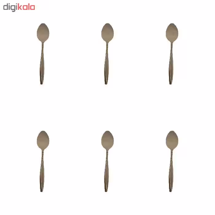 قاشق چای خوری مدل FGT بسته 6 عددی