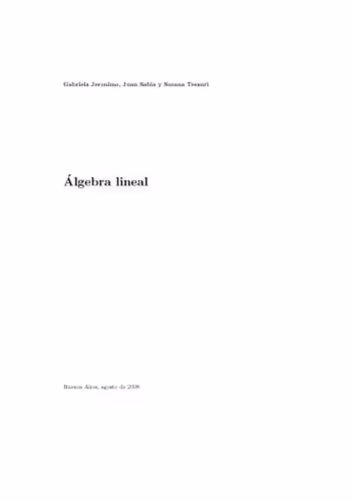 خرید و دانلود نسخه کامل کتاب Algebra Lineal