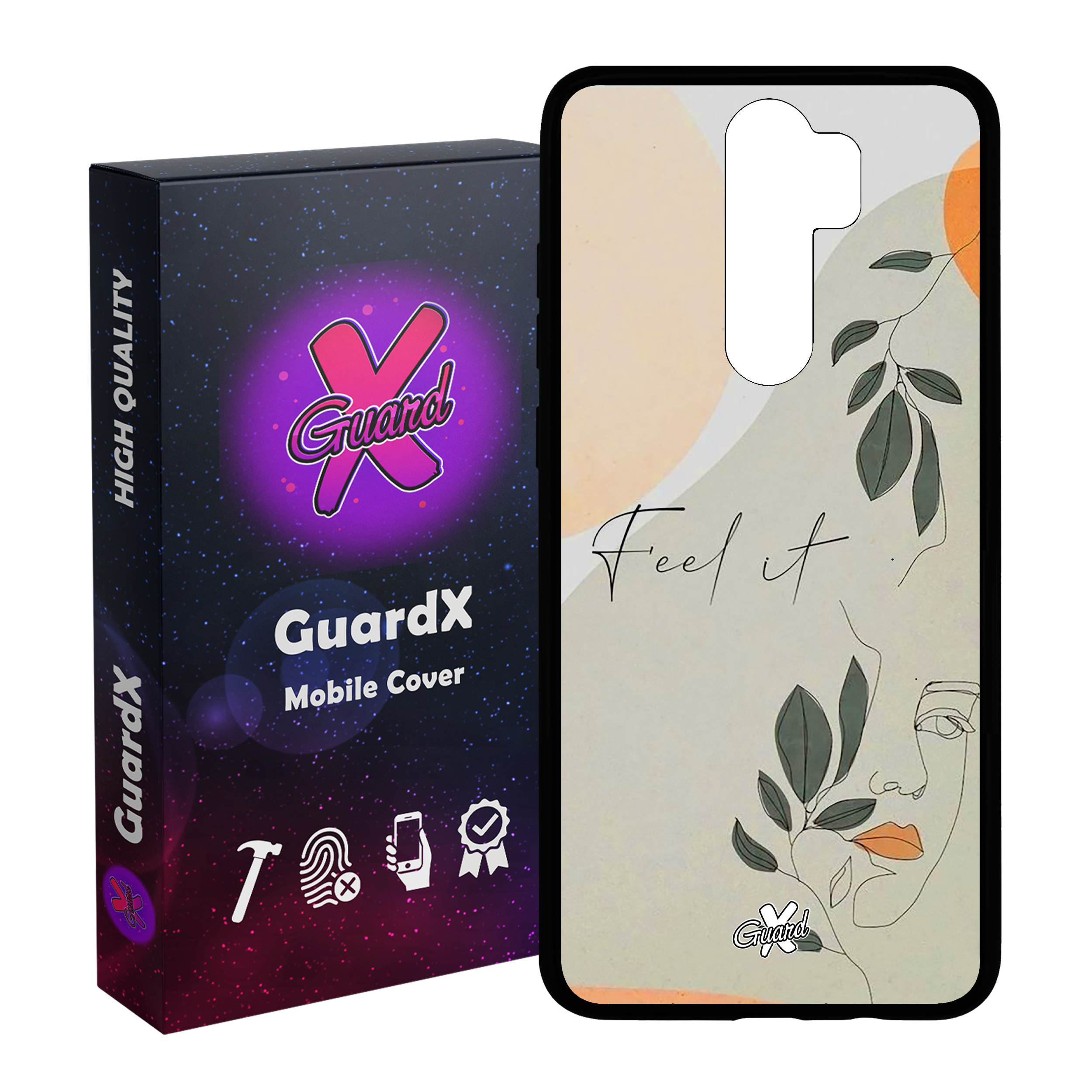 کاور گارد ایکس طرح دختر مدل Glass10387 مناسب برای گوشی موبایل شیائومی Redmi Note 8 Pro