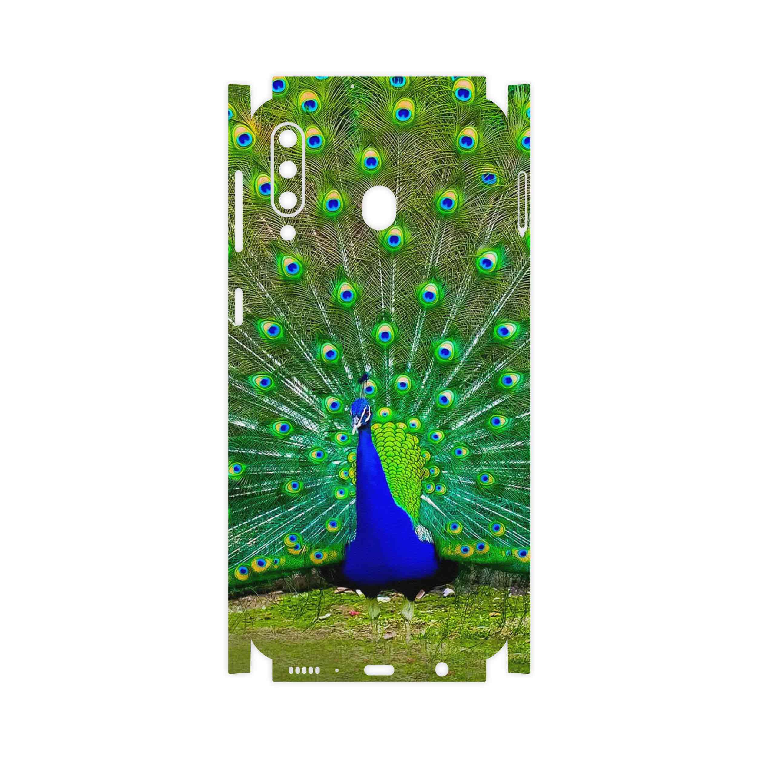 برچسب پوششی ماهوت مدل Peacock-FullSkin مناسب برای گوشی موبایل سامسونگ Galaxy M30