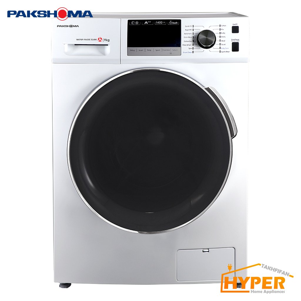 ماشین لباسشویی پاکشوما BWF-40806 WT سفید 8 کیلویی