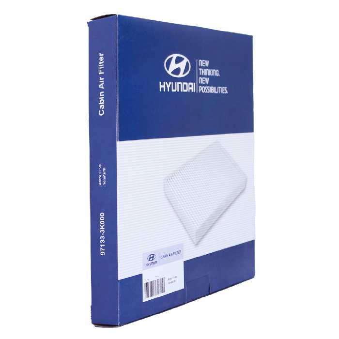فیلتر کابین فیلتر دم  مدل ساده کد 97133-3SAA0 مناسب برای هیوندای سوناتا YF