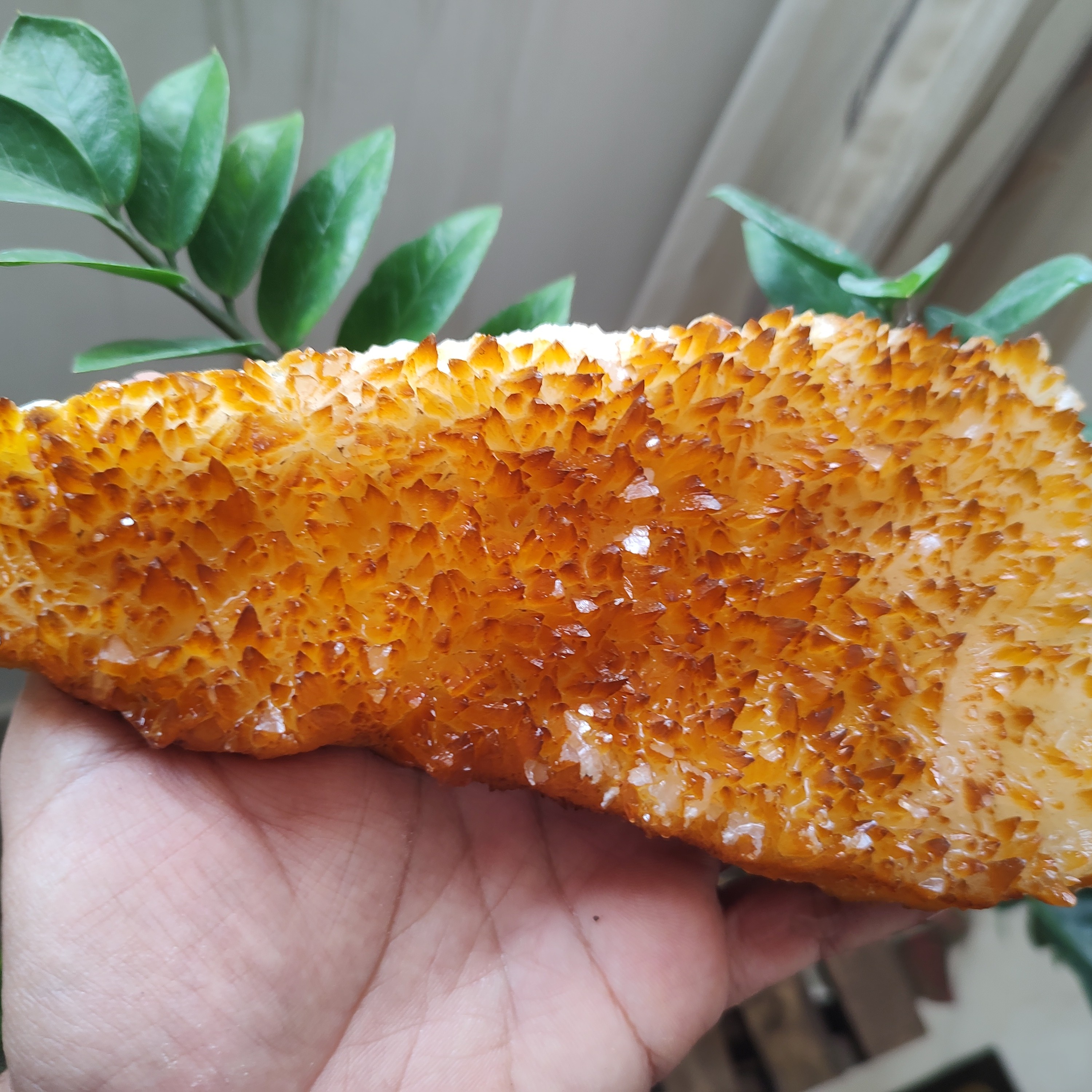 کلسیت هماتوئیدی زعفرانی 