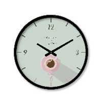 ساعت دیواری کوچک راویتا طرح قهوه زندگی است کد 3573