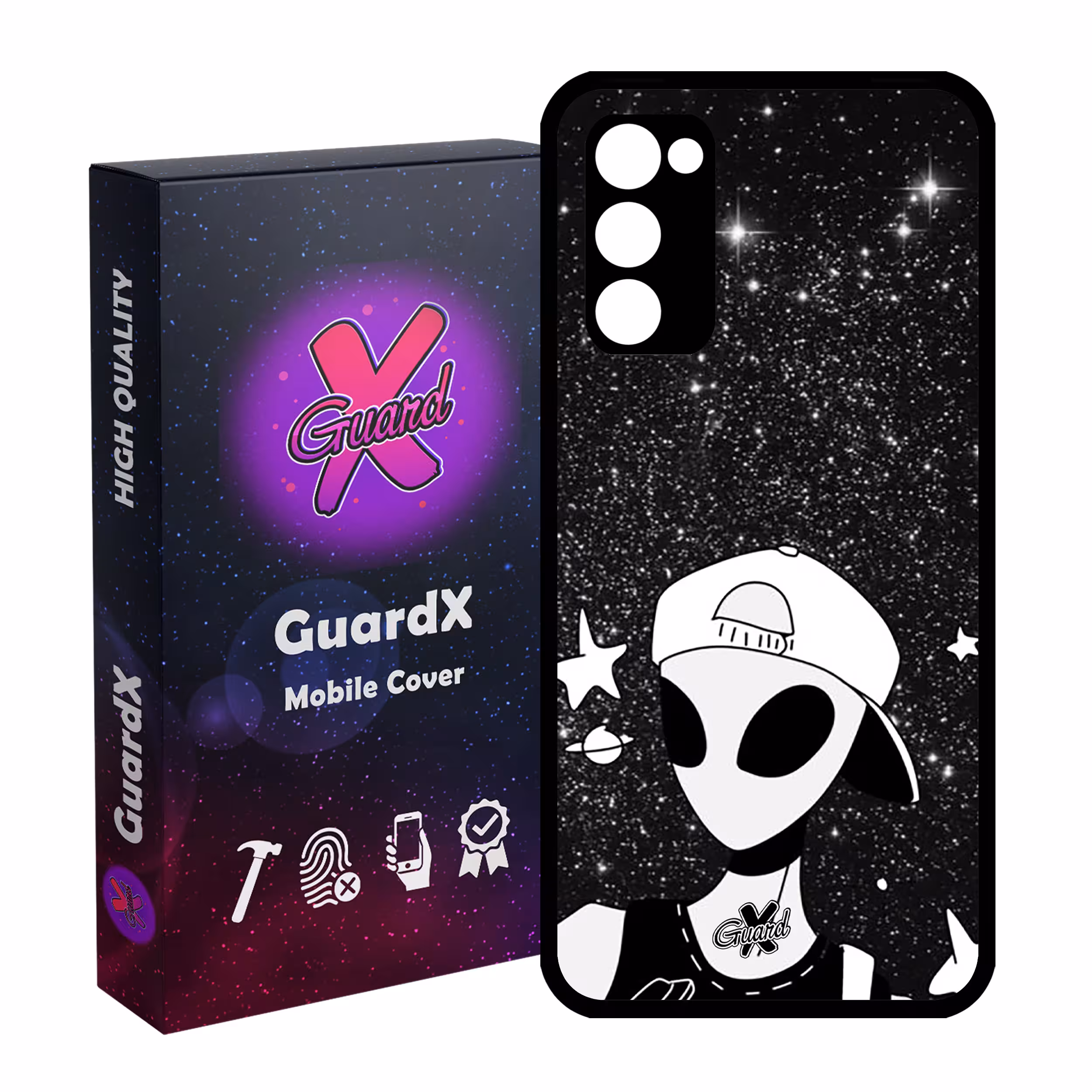 کاور گارد ایکس طرح Alien مدل Glass10307 مناسب برای گوشی موبایل سامسونگ Galaxy S20 FE