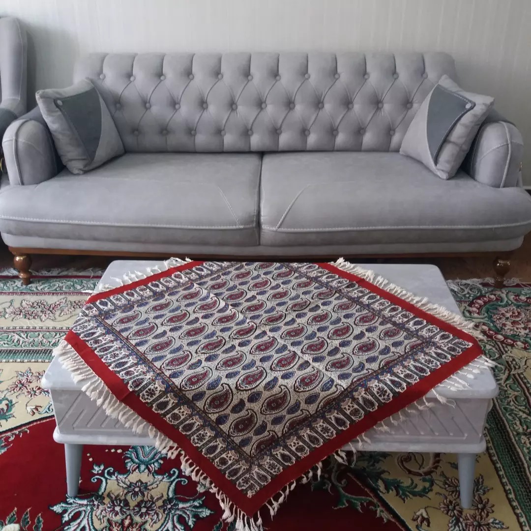 قلمکاری اصفهان ابعاد80در80 طرح صادراتی قابل شستشورنگ ثابت