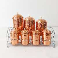 سرویس پاسماوری 7 پارچه مسی زنجان رنگ ثابت نانو شده ارسال رایگان