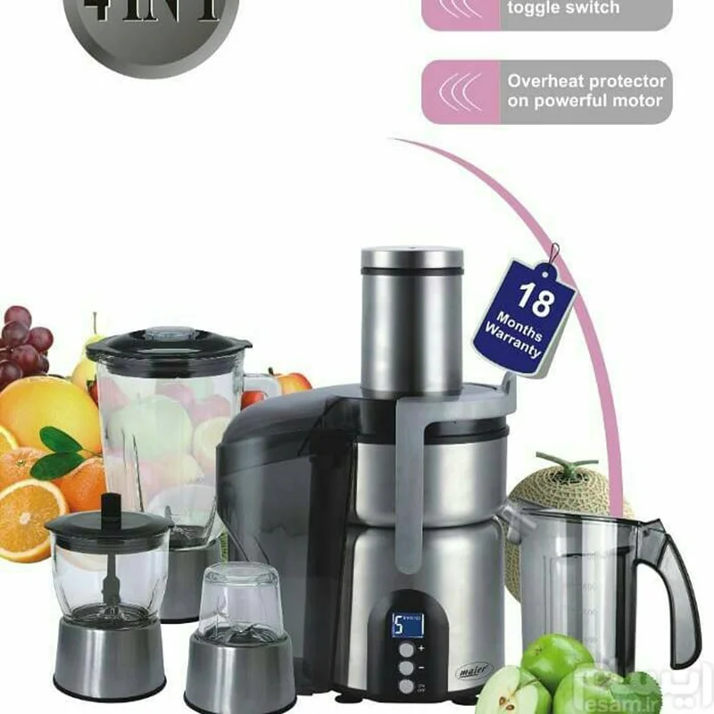 آبمیوه گیری چهار کاره دیجیتال مایر مدل MR-6006