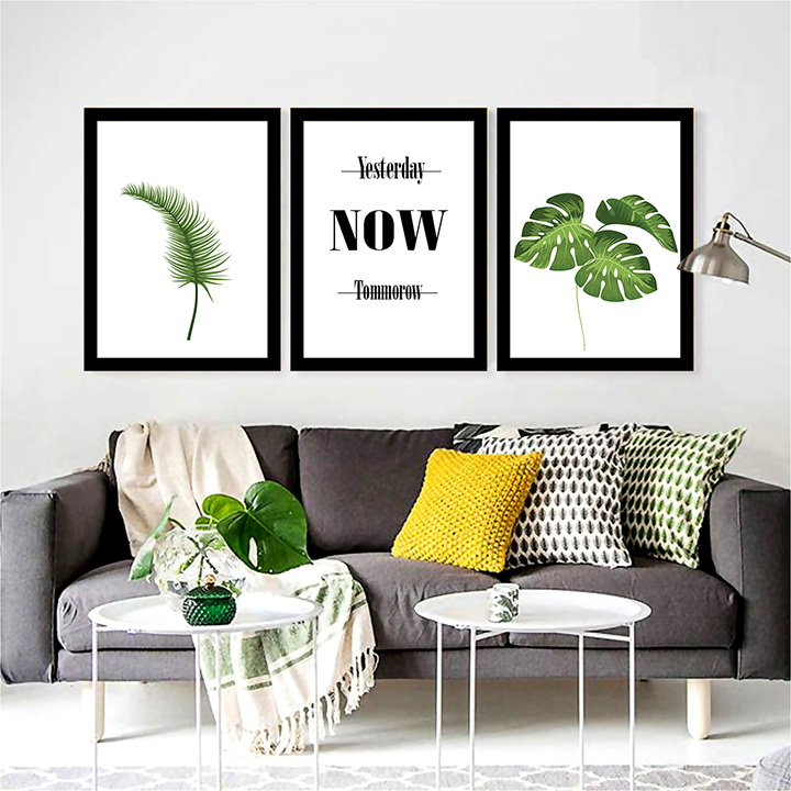 تابلو مدل برگ انجیری NOW TC03 مجموعه 3 عددی