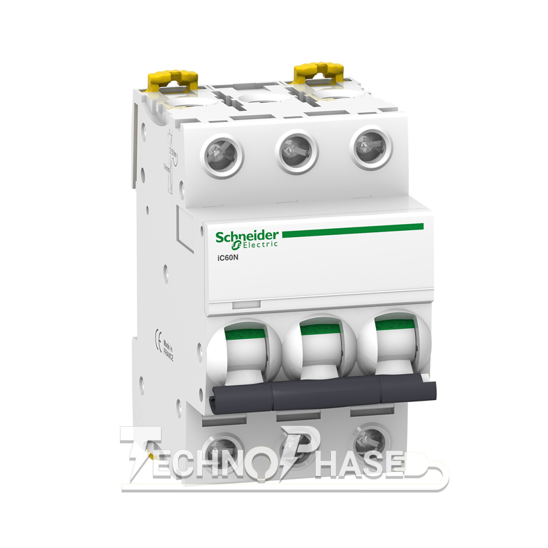 فیوز مینیاتوری سه پل 63 آمپر اشنایدر مدل C60N