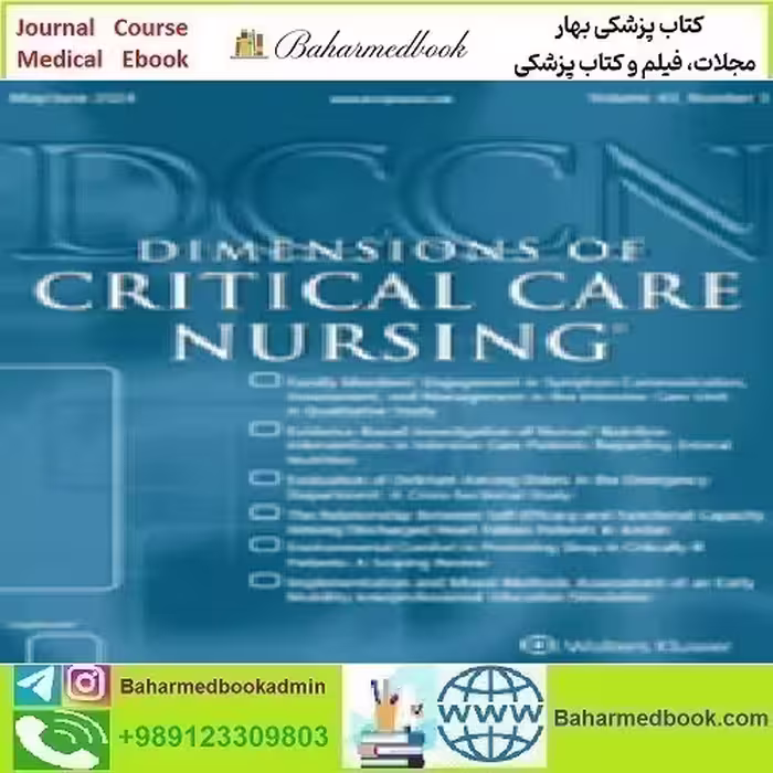 Dimensions of Critical Care Nursing Volume 43 1 to 3 2024