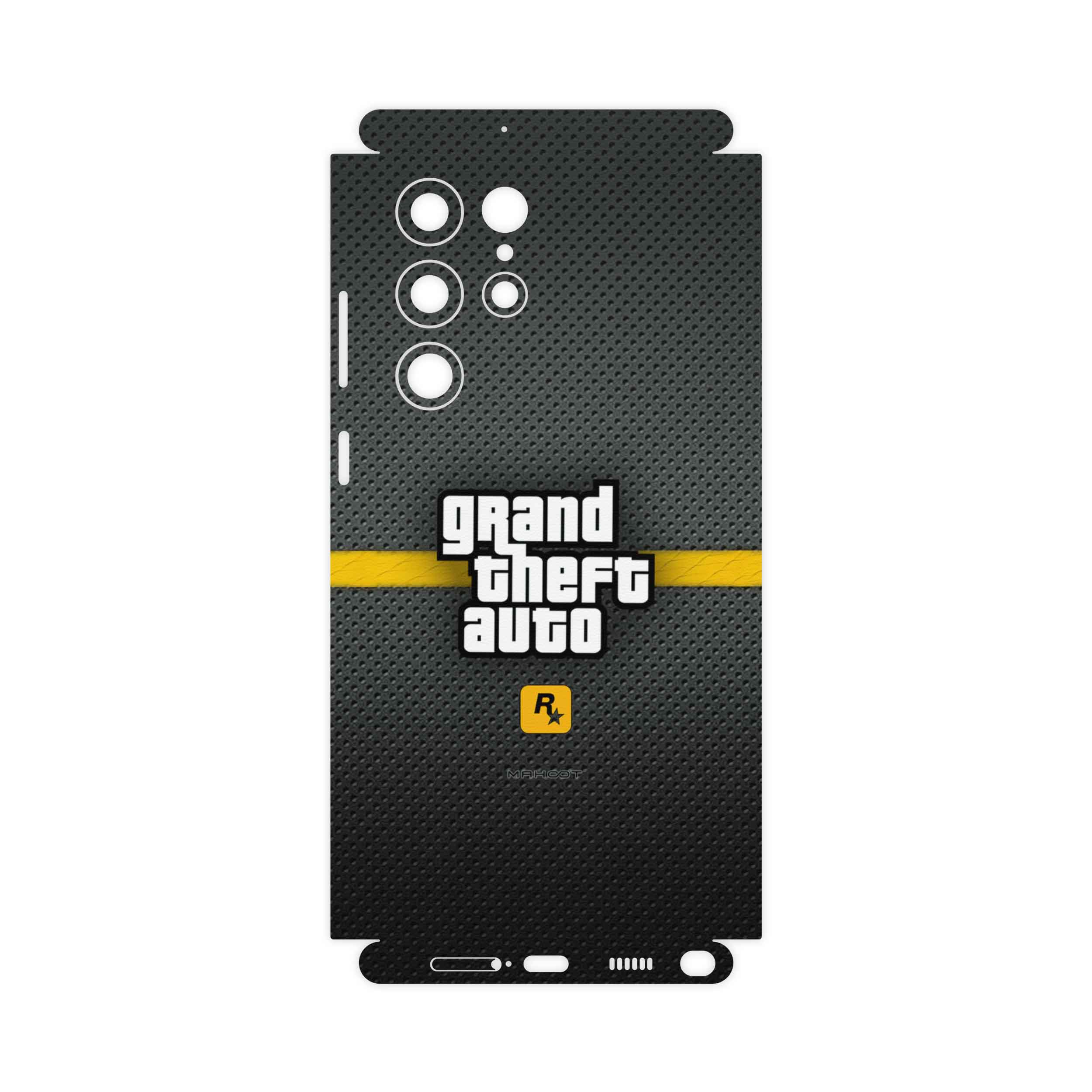 برچسب پوششی ماهوت مدل Gta-Game-FullSkin مناسب برای گوشی موبایل سامسونگ Galaxy S22 Ultra 5G