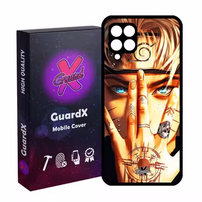 کاور گارد ایکس طرح Naruto Anime مدل Glass10452 مناسب برای گوشی موبایل سامسونگ Galaxy M32 4G/M22 4G/F22