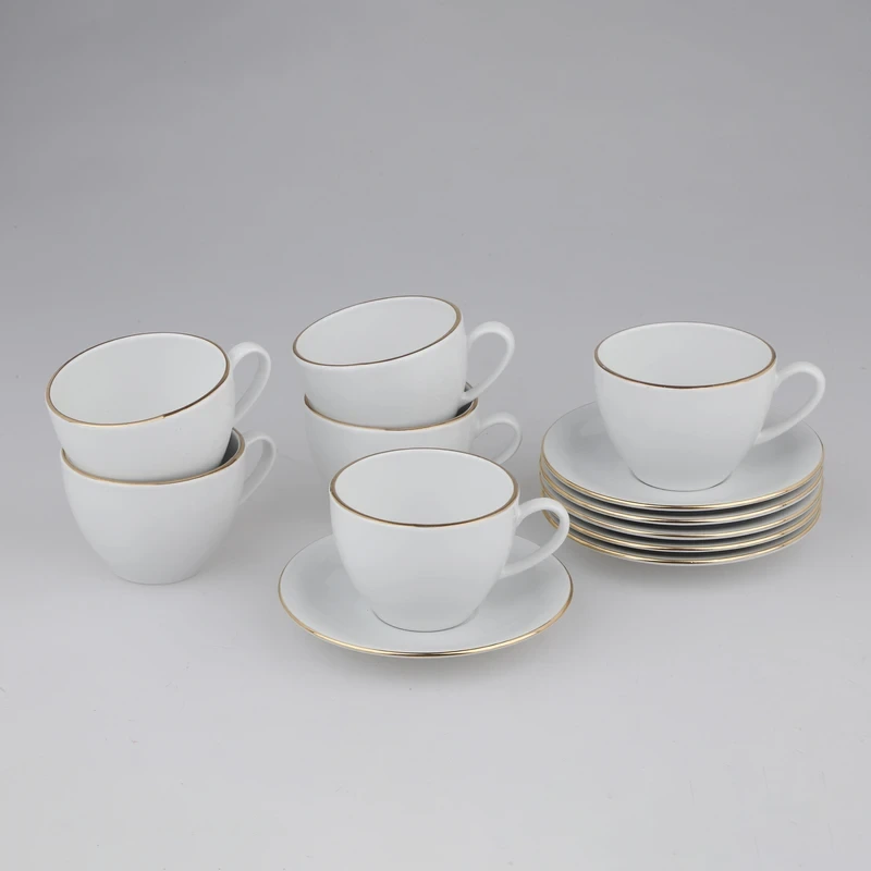 سرويس چای خوری 12  پارچه مقصود مدل دانمارکي طلا