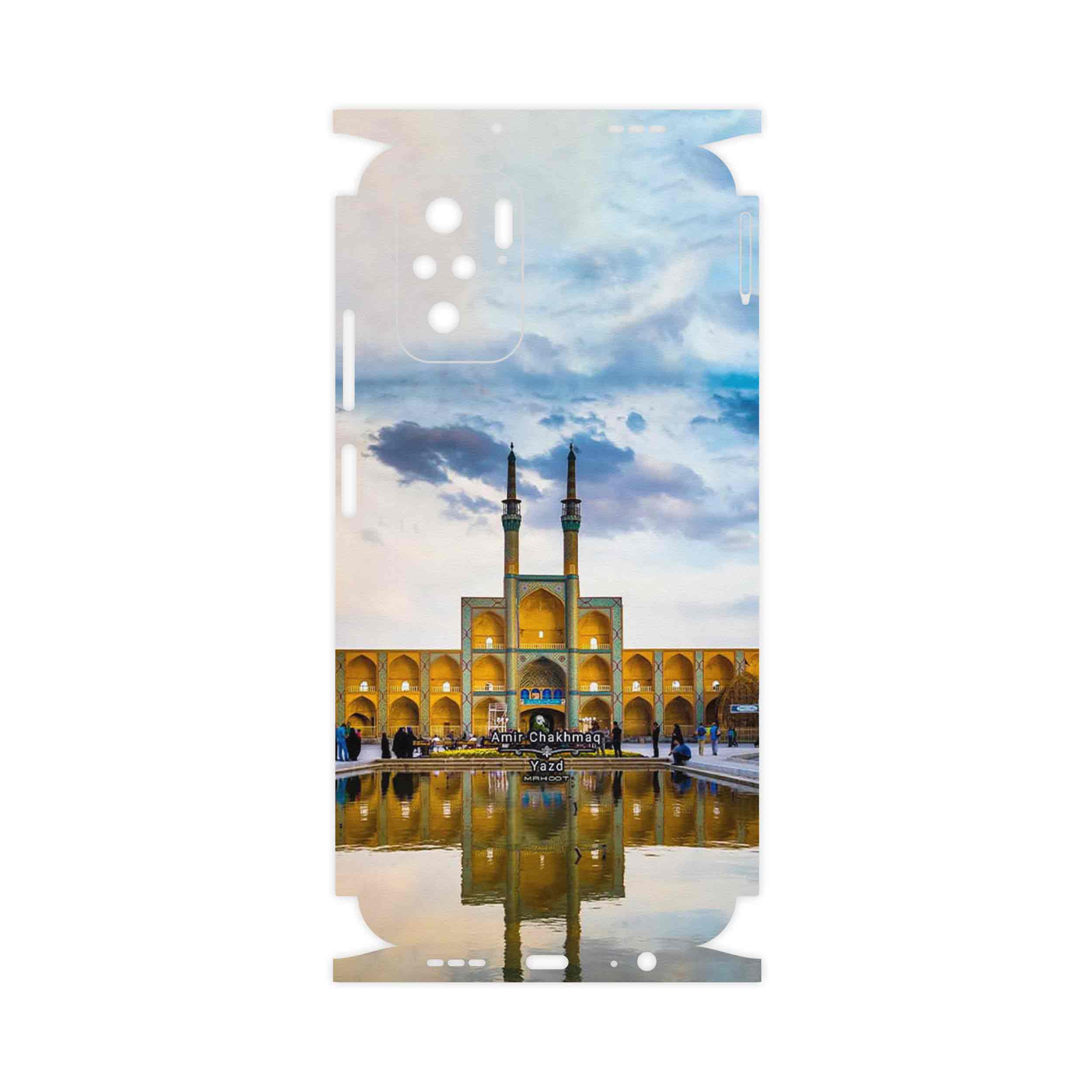 برچسب پوششی ماهوت مدل Amir Chakhmaq Square Yazd-FullSkin مناسب برای گوشی موبایل شیائومی Poco M5s